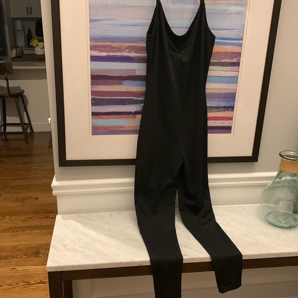 Topshop Pants - Size 10 Top Shop Black ribbed romper